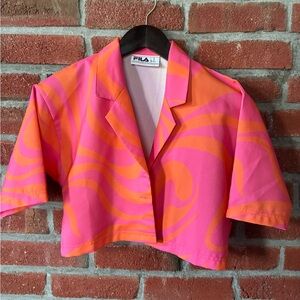 Fila Vibrant Pink and Orange Jacket